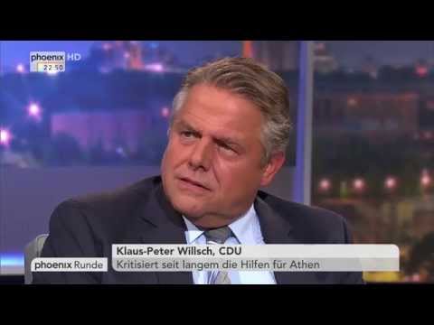 "Hilfspaket im Bundestag - Augen zu und durch?" - phoenix Runde vom 19.08.2015