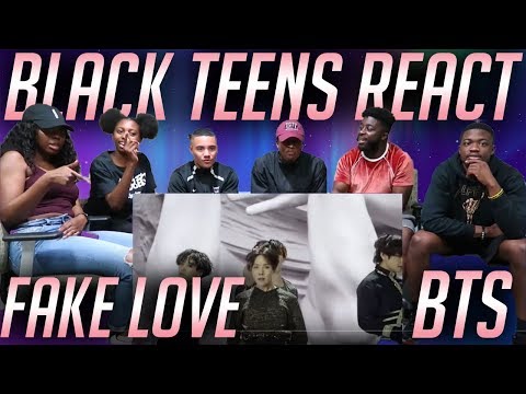 BLACK TEENS REACT TO: BTS (방탄소년단) 'FAKE LOVE' Official MV