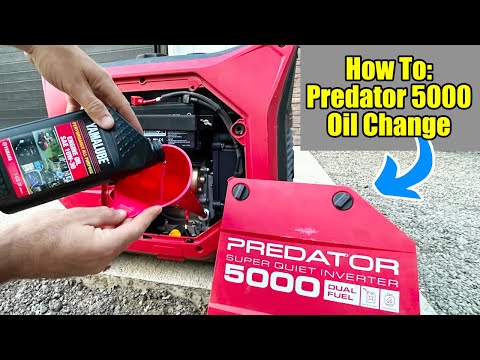 Predator Generator Oil Change