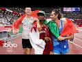 Top high jumpers decide to SHARE gold in instant-classic final | Tokyo Olympics | NBC Sports