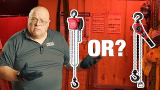 Hand Chain Hoist vs Lever Hoist: Which One Should You Choose