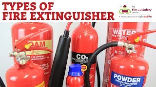 Types of Fire Extinguisher and Their Uses