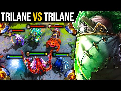 Epic Trilane vs Trilane!!! Immortal Rank 236 Pudge Offlane Non-stop Hook | Pudge Official