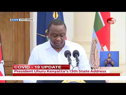President Uhuru Kenyatta's 13th State Address on COVID-19 || 4th Nov 2020 Full Speech