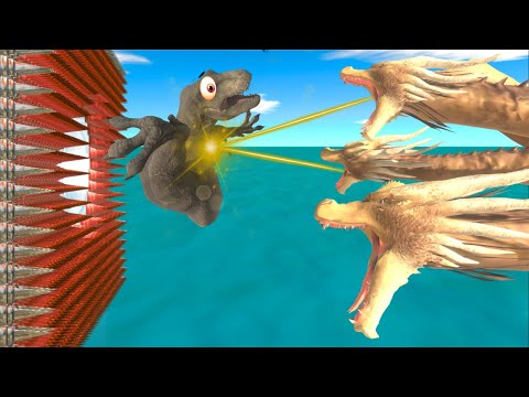 Evolution or Eaten! King Ghidorah Push All Units to Fight Gigan Final Wars