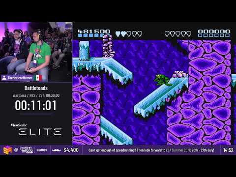 #TwitchConEU19 Speedruns - Battletoads [Warpless] by TheMexicanRunner