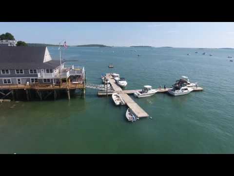 Drone Video of Quincy Yacht Club, Houghs Neck, Quincy, MA