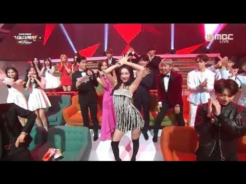 BTS, GFRIEND Reaction to Sunmi Gashina! MBC Gayo Daejaejon
