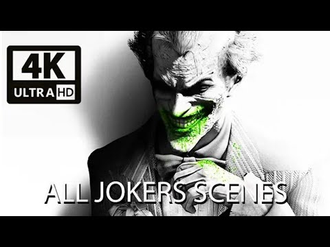 BATMAN: ARKHAM CITY All Joker Scenes 4K 60FPS Ultra HD