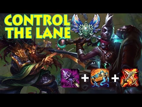 TRYNDAMERE VS EKKO TOP: DIAMOND RANKED SOLOQ - TRAGEDY OF THE AD MID [Patch 7.8]