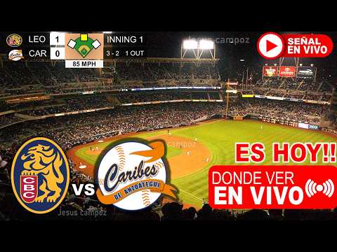 Leones del Caracas vs. Caribe de Anzoátegui En Vivo, Donde ver, A que hora juega Análisis Pronostico