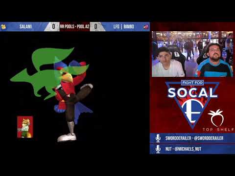 Fight For SoCal 8 - salami (Fox) VS LFG | Bimbo (Falco) - SSBM - RR Pools (A2)
