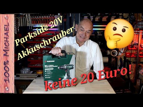 Ich konnte nicht widerstehen: Parkside 20V Akkuschrauber mit 45Nm für unter 20 Euro? Was taugt der?