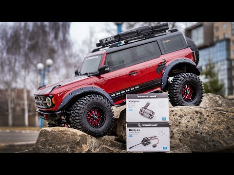 Traxxas TRX4 Bronco 2021 H-Tech Custom Upgrades Hobbywing AXE R2 2800kv Unpacking and Installation