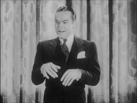 Bob Hope hosts a war bond rally, 1945