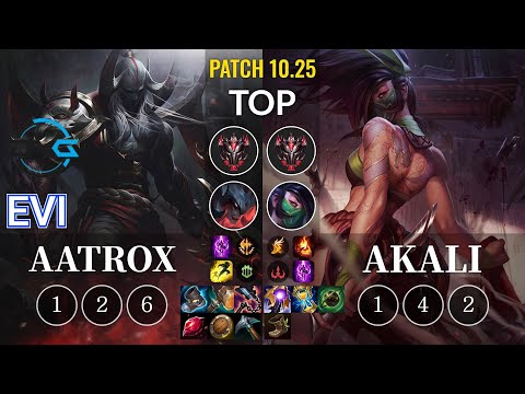 DFM Evi Aatrox vs Akali Top - KR Patch 10.25