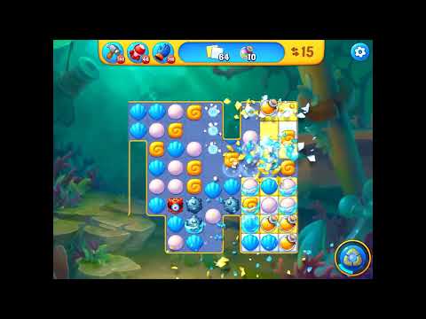 Fishdom level 6529 no boosters フィッシュダム ノーマル [Friend's]