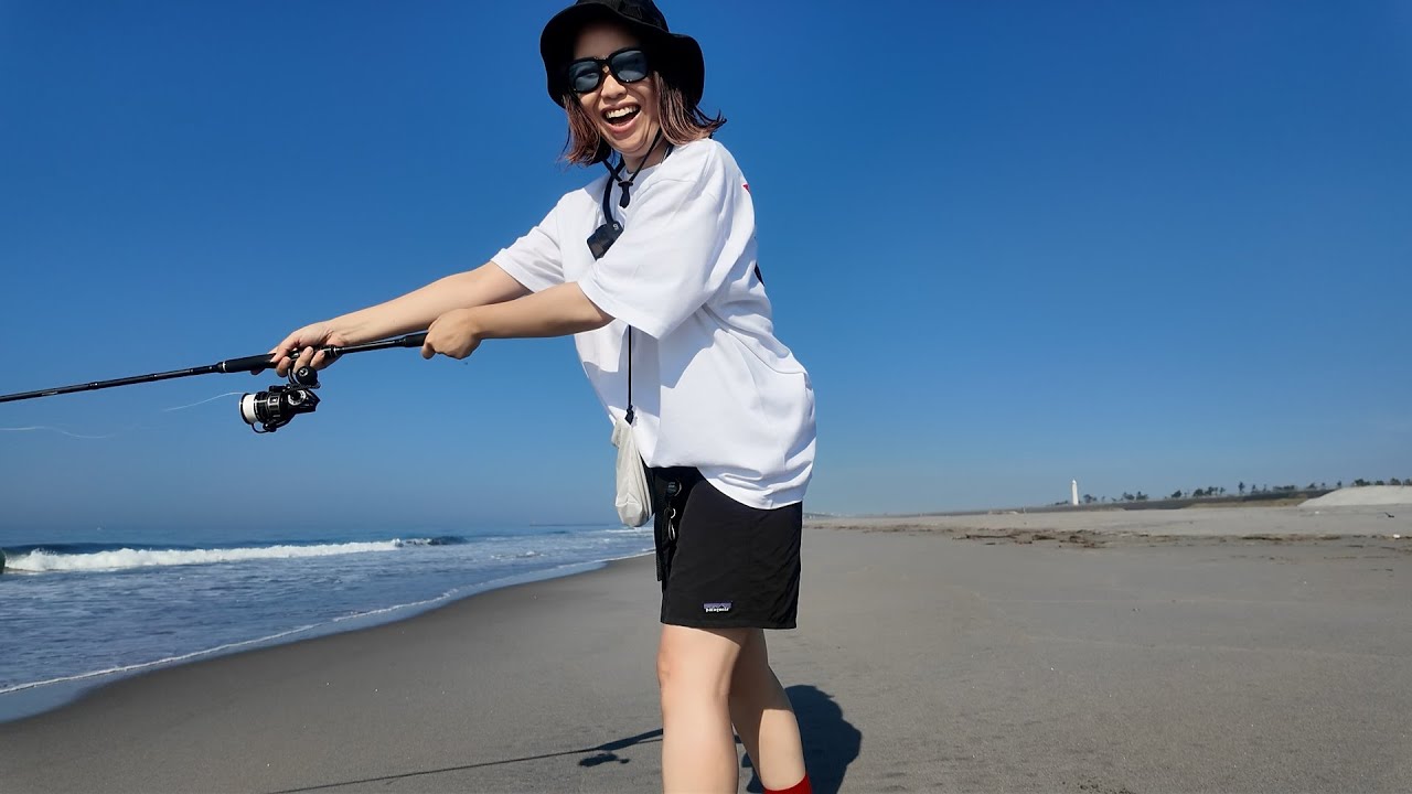 BBQの為に釣りしてたらソーセージが釣れたらしい