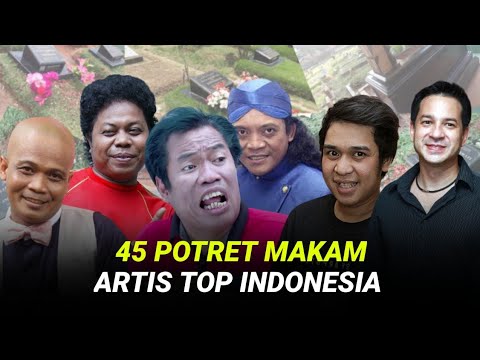 45 Portraits of the Graves of Top Indonesian Artists