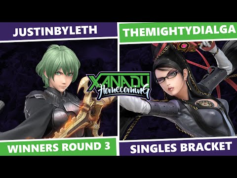 Xanadu Homecoming: Winners Bracket - JustinByleth (Byleth) Vs TheMightyDialga (Bayonetta) SSBU Singl