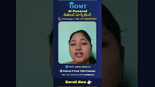 Digital Marketing Course in Hyderabad by ODMT - Student Review-7386603165#odmt #shorts #trending