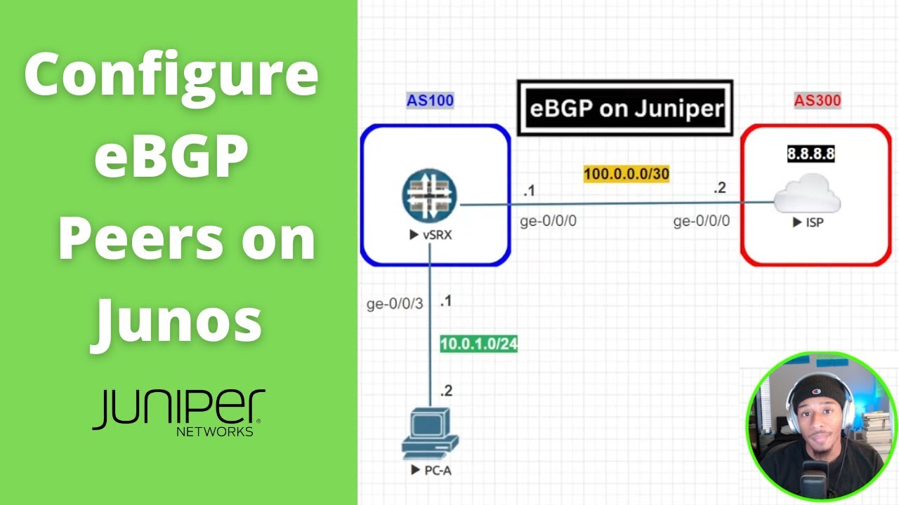 Configure eBGP Neighbors on Juniper | Tutorial