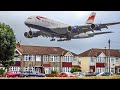 35 BIG PLANE TAKEOFFS And LANDINGS From UP CLOSE London Heathrow Plane Spotting LHR EGLL