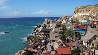 Popular Tourist Attraction in Malta, Popeye Village, Mellieha