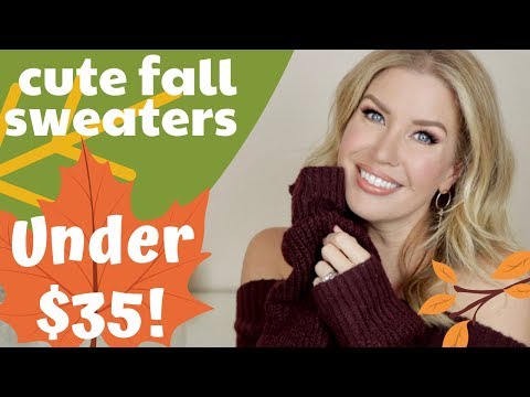 FALL SWEATER TRY ON HAUL 2019| On Trend and Affordable!