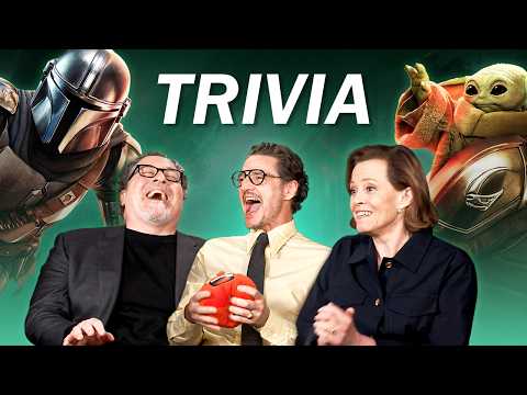 Pedro Pascal, Sigourney Weaver & Jon Favreau Play Career Trivia Ahead of 'The Mandalorian and Grogu'