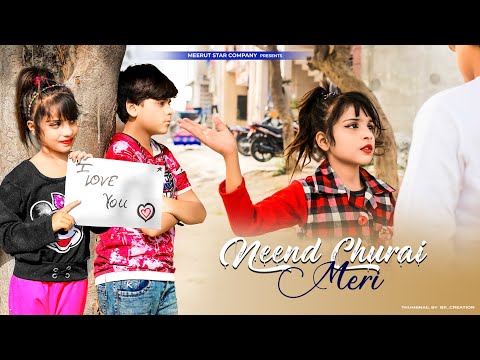 Neend Churai Meri 😍 Funny Love Story 🤑 Hindi Song 😍Cute Romantic 🌴 Love Story