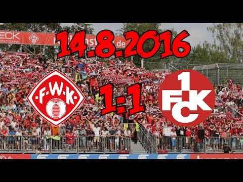 FC Würzburger Kickers 1:1 1. FC Kaiserslautern - 14.8.2016 - Trotz vieler Chancen nur Unentschieden