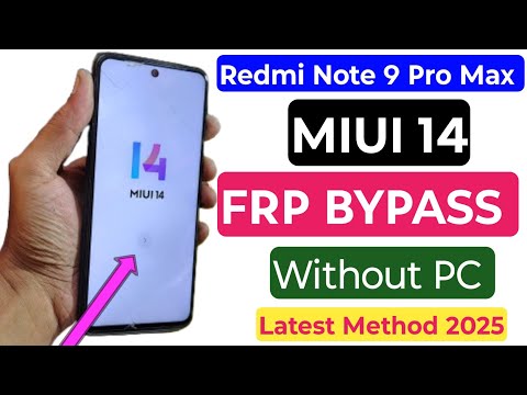 Redmi Note 9 Pro Max | MIUI 14 Frp Bypass | Without Pc | Redmi Note 9 Pro Max Google Account Bypass