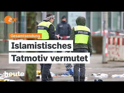 heute 19:00 Uhr vom 14.02.2025 Münchner Sicherheitskonferenz, USA und Europa, Anschlag in  München