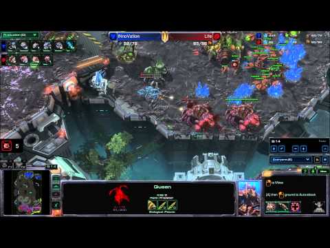 Starcraft II -- Heart of the Swarm -- G5 Innovation (T) v  Life (Z)