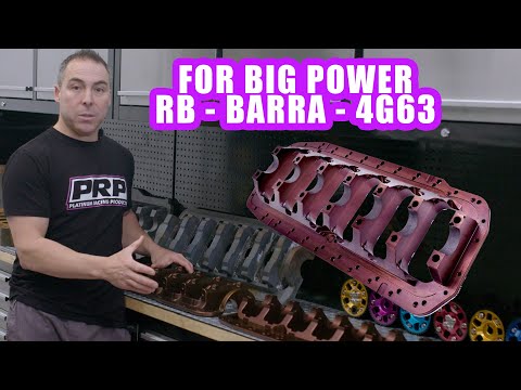 Integrated Main Caps and Brace for RB - Barra - 4G63 and More Soon - Platinum Tech