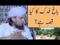 Bagh E Fadak Ka Kya Qissa Hai Mufti Tariq Masood