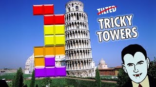 Tilted Towers Finally Falls!? Tricky Towers W/ Friends!