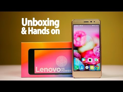 Lenovo k6 Power Unboxing & First Boot