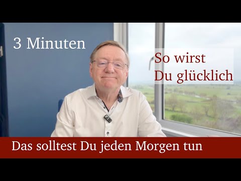 3 minutes, - the perfect morning routine -