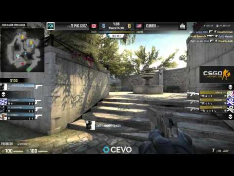 Incredible four deagle kills by ZPG against Cloud9