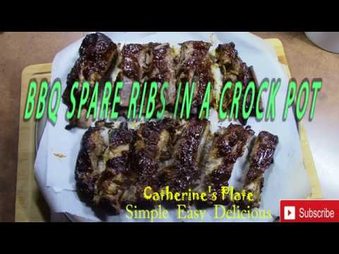 BBQ SPARE RIBS IN THE CROCK POT