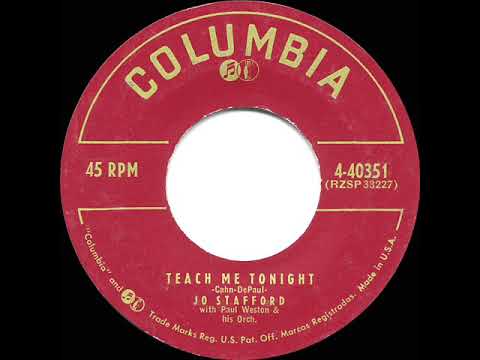 1954 HITS ARCHIVE: Teach Me Tonight - Jo Stafford