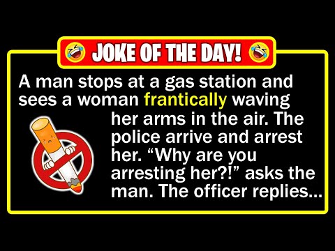🤣 BEST JOKE OF THE DAY! - While at a gas station, a man noticed a woman smoking... | Funny Dad Jokes