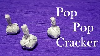 How to Make Pop It Cracker Using Matches