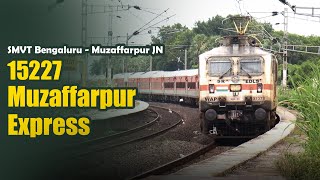 15227/SMVT Bengaluru - Muzaffarpur Express Passing On Kolanukonda || Indian Railways
