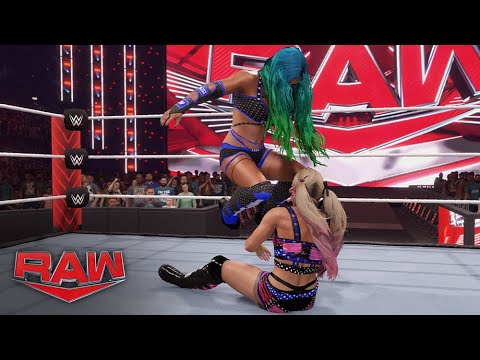WWE 2K22 - RAW : Sasha Banks vs. Alexa Bliss