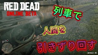 【RDO】列車で人間を引きずり回す#76【RED DEAD REDEMPTION 2】