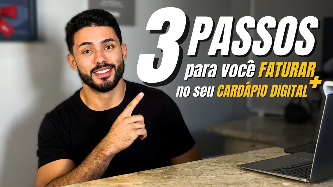 3 PASSOS para você FATURAR 10MIL com seu CARDAPIO DIGITAL