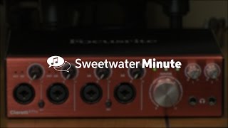 Video thumbnail for Focusrite Clarett 4Pre Audio Interface Review by Sweetwater by Sweetwater